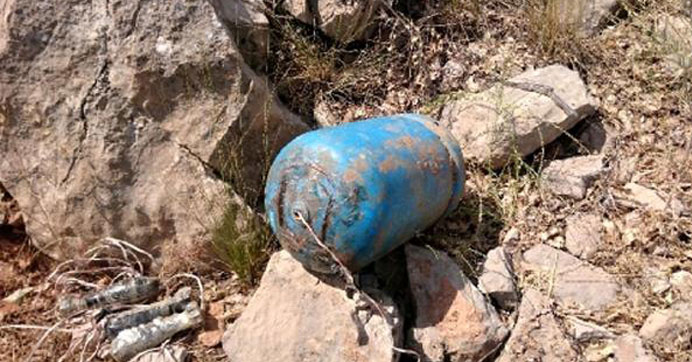 PKK’nın tuzakladığı 700 kilo patlayıcı imha edildi