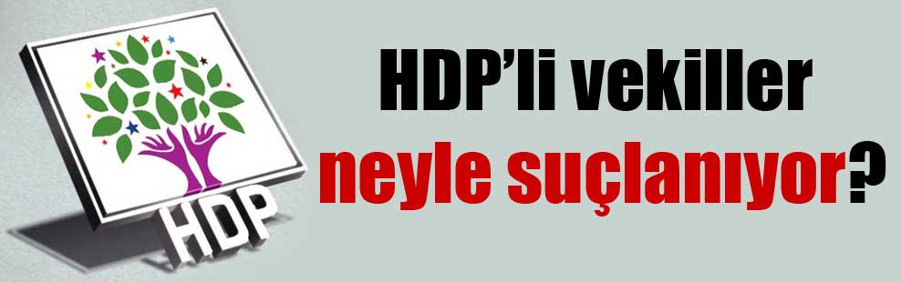 HDP’li vekiller neyle suçlanıyor?