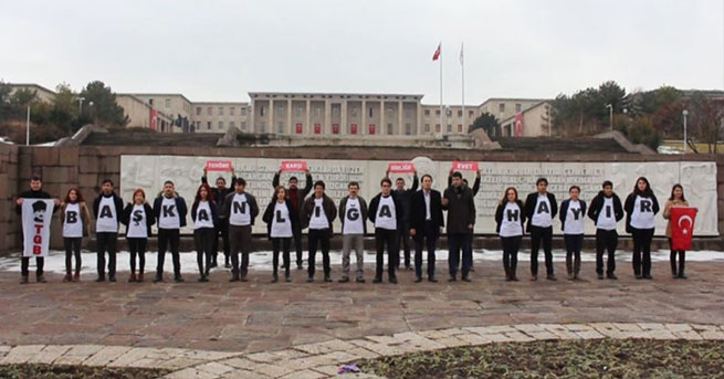TGB’den Meclis önünde ‘Başkanlığa hayır’ eylemi!