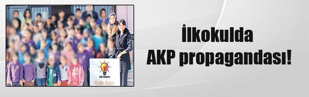 İlkokulda AKP propagandası!