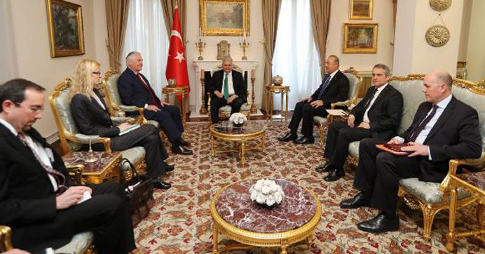 ABD Dışişleri Bakanı Tillerson Ankara’da