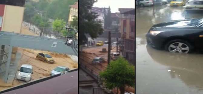 İzmir’i yağmur vurdu