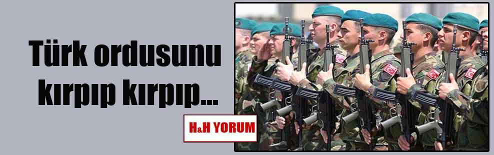 Türk ordusunu kırpıp kırpıp…