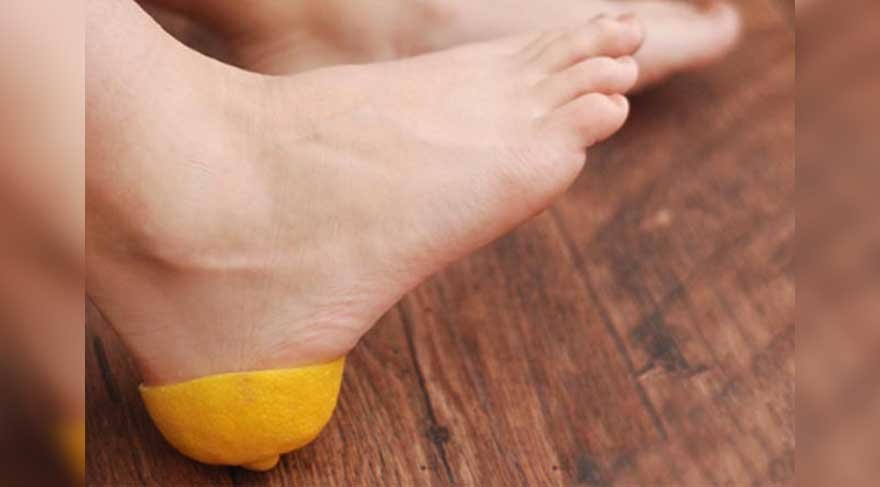 Limonu topuğunuza sürermenin bakın neye faydası var?