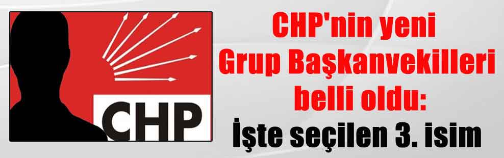 CHP’nin yeni Grup Başkanvekilleri belli oldu: İşte seçilen 3. isim