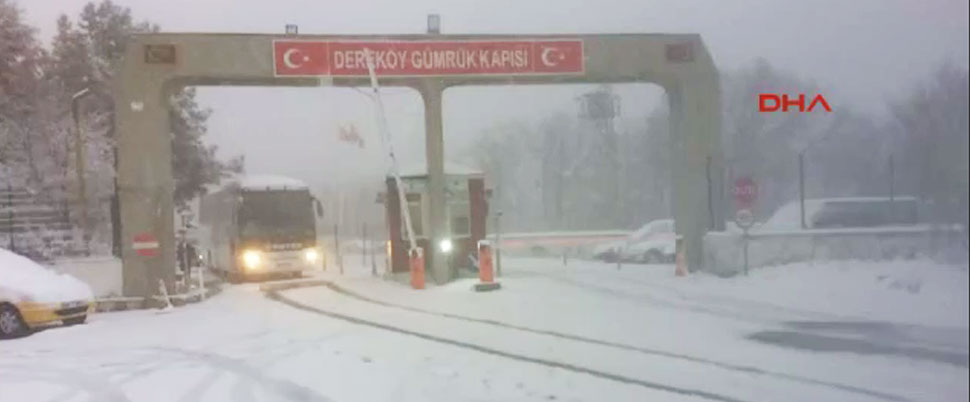 Balkanlardan gelen kar Dereköy’den giriş yaptı