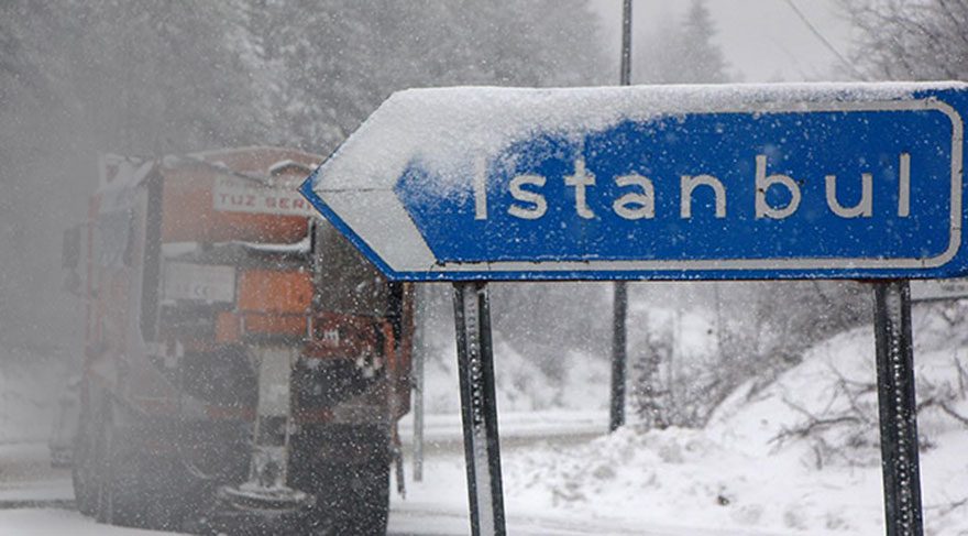 İstanbul dikkat kar geliyor…
