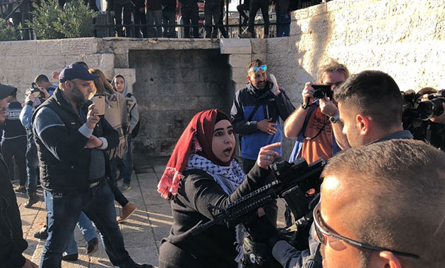 Kudüs Şam Kapısı’nda İsrail polisi göstericilere müdahale etti