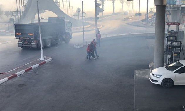 Ramallah’ta göstericilere gaz bombasıyla saldırıldı