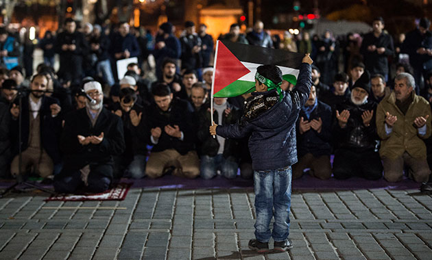 Ayasofya Meydanı’nda “Kudüs” protestosu