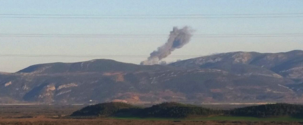 Afrin’deki YPG mevzileri vuruluyor