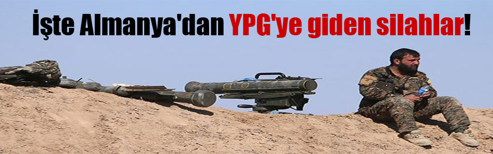 İşte Almanya’dan YPG’ye giden silahlar!