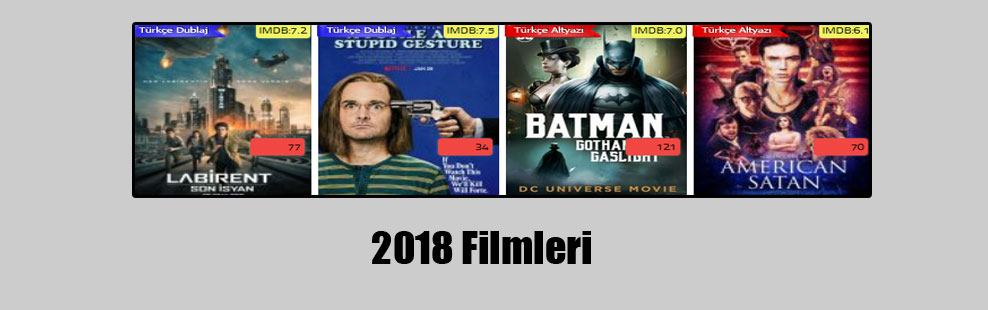 2018 Filmleri