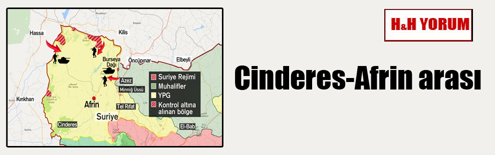 Cinderes-Afrin arası
