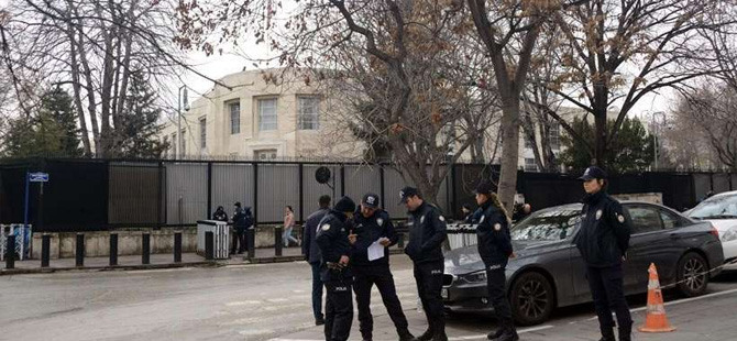 ABD Ankara Büyükelçiliği etrafında olağanüstü güvenlik önlemleri