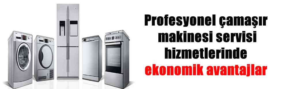 Profesyonel çamaşır makinesi servisi hizmetlerinde ekonomik avantajlar