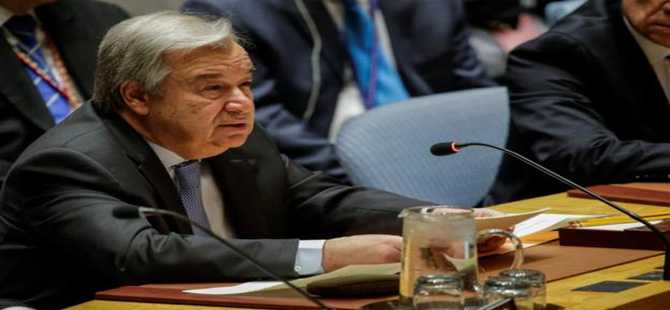 BM Genel Sekreteri Antonio Guterres’ten itidal çağrısı