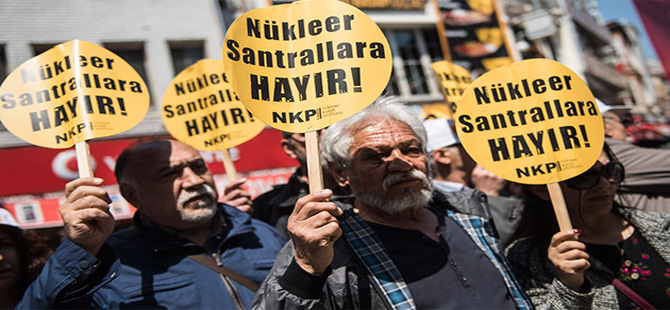 Beşiktaş’ta “Nükleer santrale hayır” eylemi…