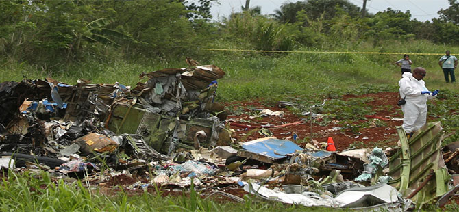Küba’da düşen uçakta 110 kişinin öldüğü doğrulandı