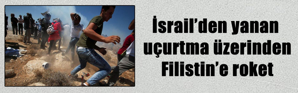 İsrail’den yanan uçurtma üzerinden Filistin’e roket