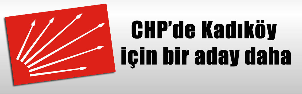 CHP’de Kadıköy için bir aday daha