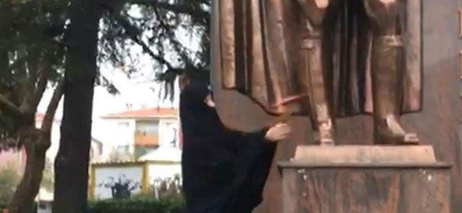 Atatürk Anıtı’na saldırmıştı, akıl hastanesine yatırıldı!
