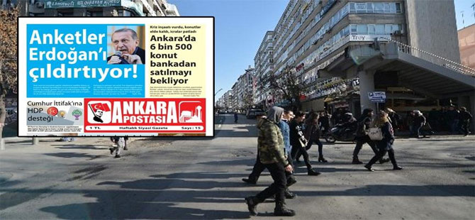 Ankara’da esrarengiz gazete!