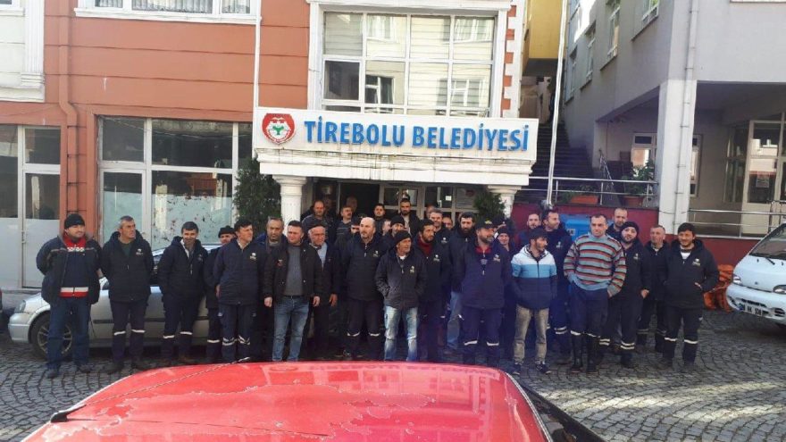 AKP’li belediyede işçi eylemi: 5 aydır maaş alamıyoruz