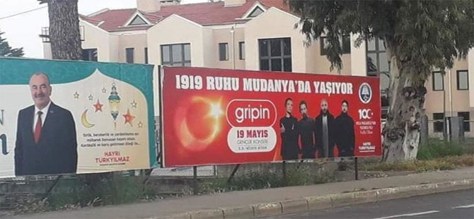 Bursa’da ‘Atatürksüz 19 Mayıs afişi’ bu kez CHP’li belediyeden!