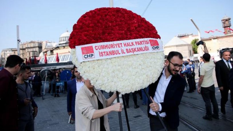 Taksim Meydanı’nda 19 Mayıs kutlaması