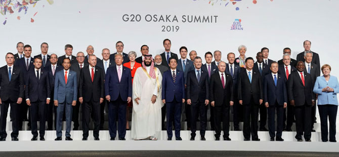 G20 zirvesi başladı: Aile fotoğrafı çekildi