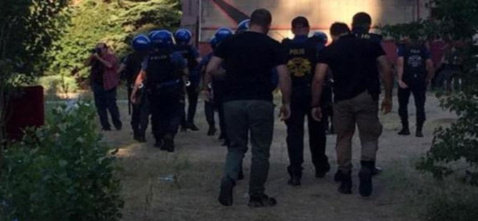 Polis ODTÜ’ye girdi