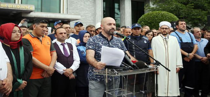İBB önünde açıklama yapan Murat Kazanasmaz’ın işine son verildi