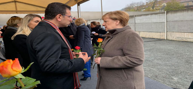 İmamoğlu, Merkel ile bir araya geldi