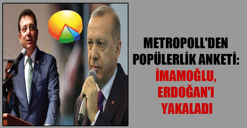 MetroPOLL’den popülerlik anketi: İmamoğlu, Erdoğan’ı yakaladı
