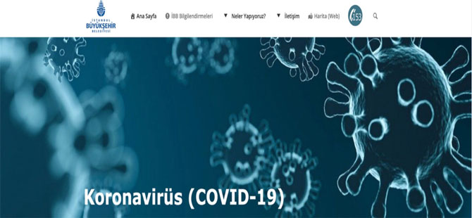 İBB’den koronavirüs hakkında yeni web sitesi!