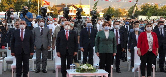 Kılıçdaroğlu ve Akşener toplu açılış törenine katıldı