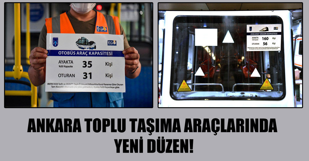Ankara toplu taşıma araçlarında yeni düzen!