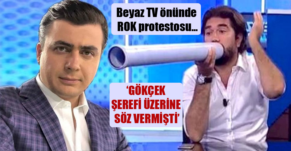 Beyaz TV önünde ROK protestosu…