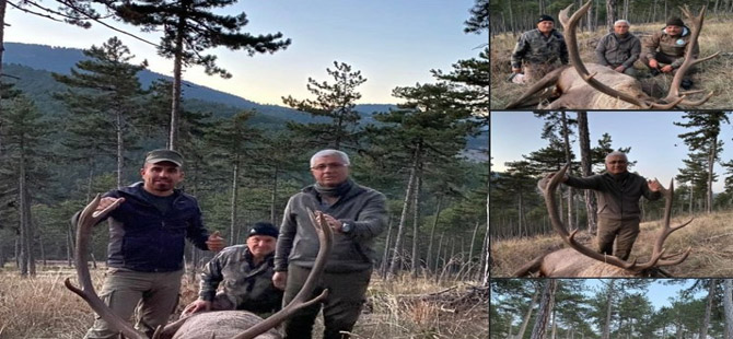 MHP’li eski başkanın ‘kızıl geyik’ avı tepki çekti