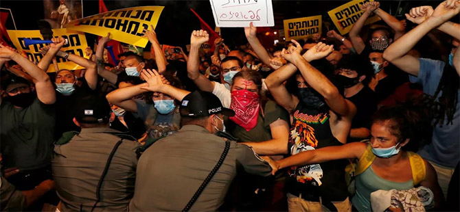 İsrail’deki Netanyahu karşıtı gösterilerde 27 gözaltı