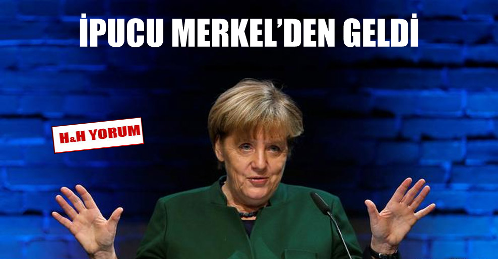 İpucu Merkel’den geldi