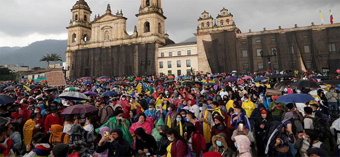 Kolombiya’da hükümet karşıtı protestolar 25. gününde devam ediyor