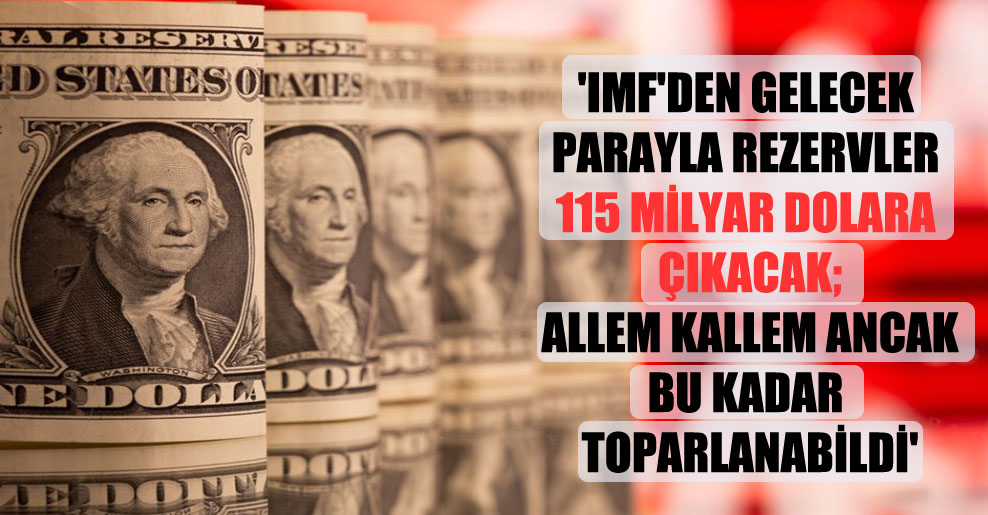 ‘IMF’den gelecek parayla rezervler 115 milyar dolara çıkacak; Allem kallem ancak bu kadar toparlanabildi’