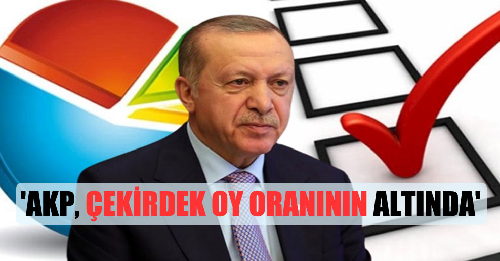 ‘AKP, çekirdek oy oranının altında’