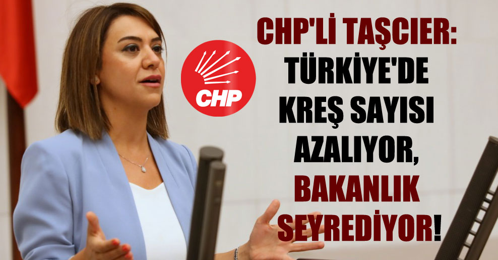 CHP’li Taşcıer: Türkiye’de kreş sayısı azalıyor, bakanlık seyrediyor!