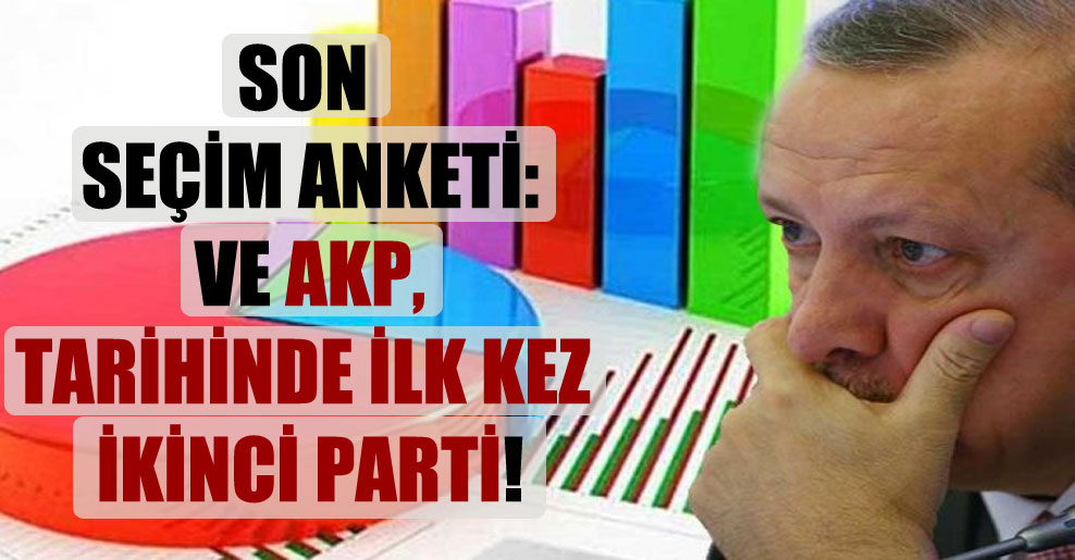 Son seçim anketi: Ve AKP, tarihinde ilk kez ikinci parti!