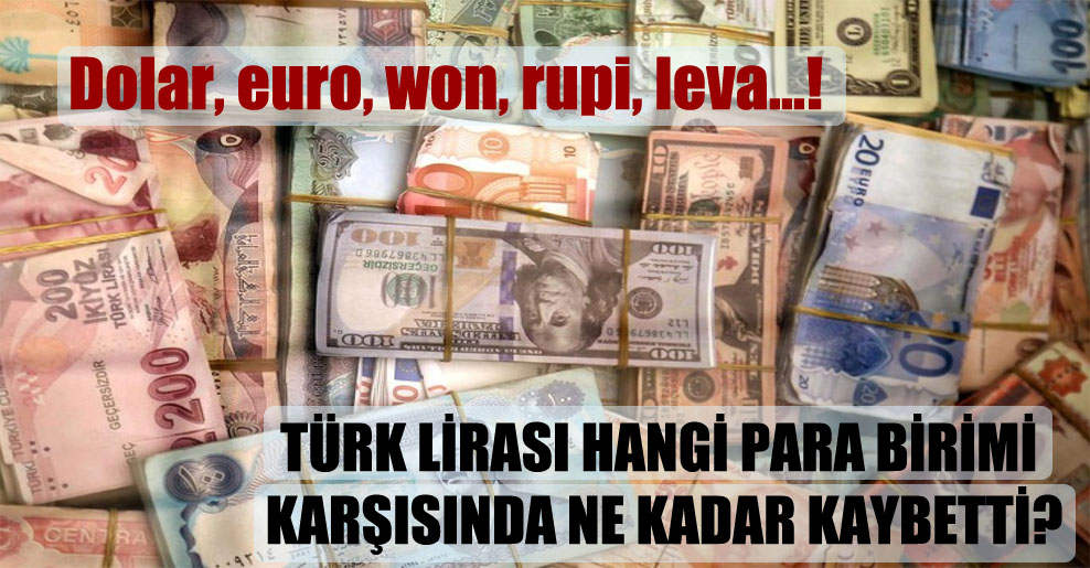 Dolar, euro, won, rupi, leva…!