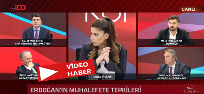 CHP’li Emre, 80 dakika Erdoğan’ın Batman programı verilince canlı yayını terk etti