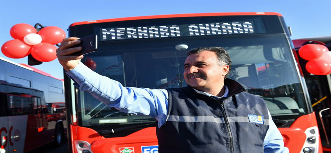 Ankara’nın yeni otobüsleri yollarda!